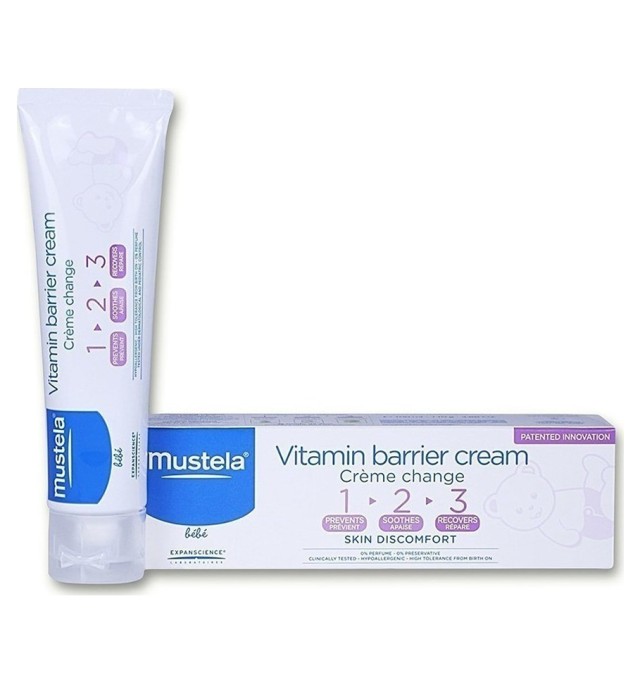 Mustela Vitamin Barrier Creme Change 1-2-3 100ml