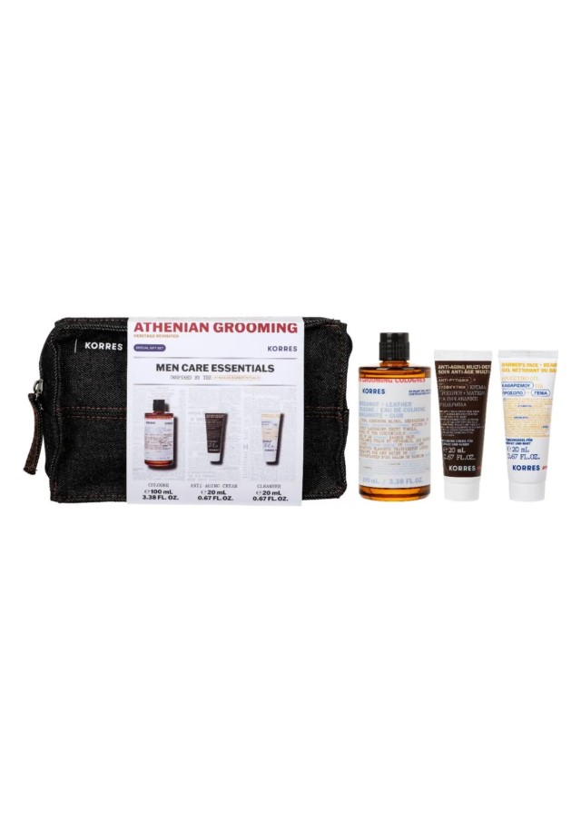 Korres Promo Athenian Grooming Άρωμα 100ml & Κρέμα Αντιγήρανσης 20ml & Καθαριστικό Προσώπου 20ml