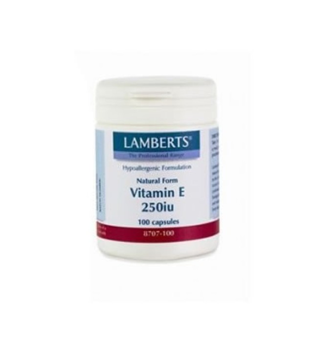 Lamberts VITAMIN E 250iu Natural 100 caps