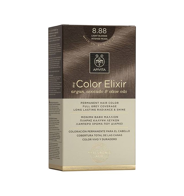 Apivita My Color Elixir Μόνιμη Βαφή Μαλλιών 8.88 ΞΑΝΘΟ ΑΝΟΙΧΤΟ ΕΝΤΟΝΟ ΠΕΡΛΕ