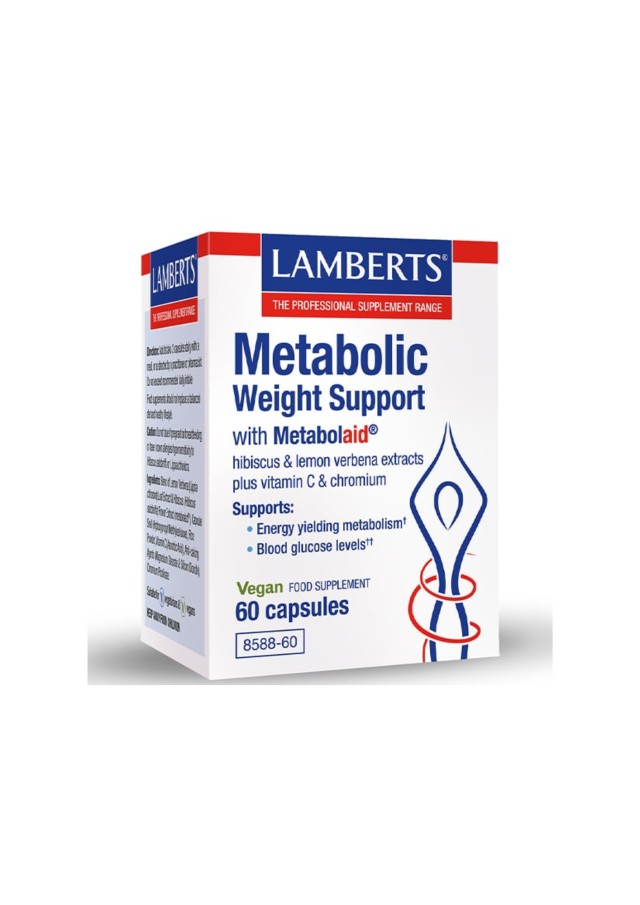 Lamberts Metabolic Weight Support με Metabolaid, 60caps