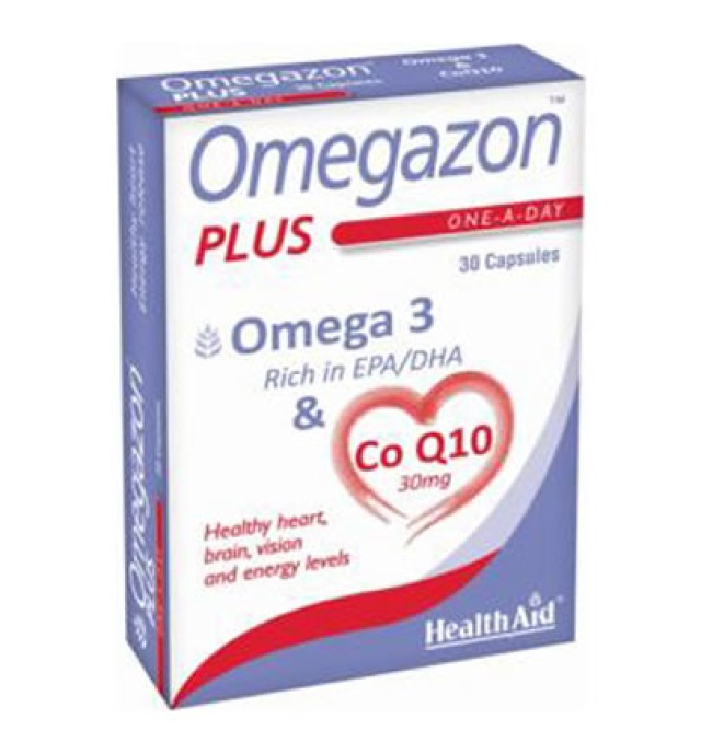 Health Aid Omegazon Plus (Ω3 & CoQ10) 30caps