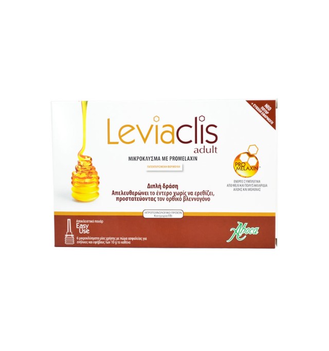 Aboca Leviaclis Adults Μικροκλύσμα 6x10g