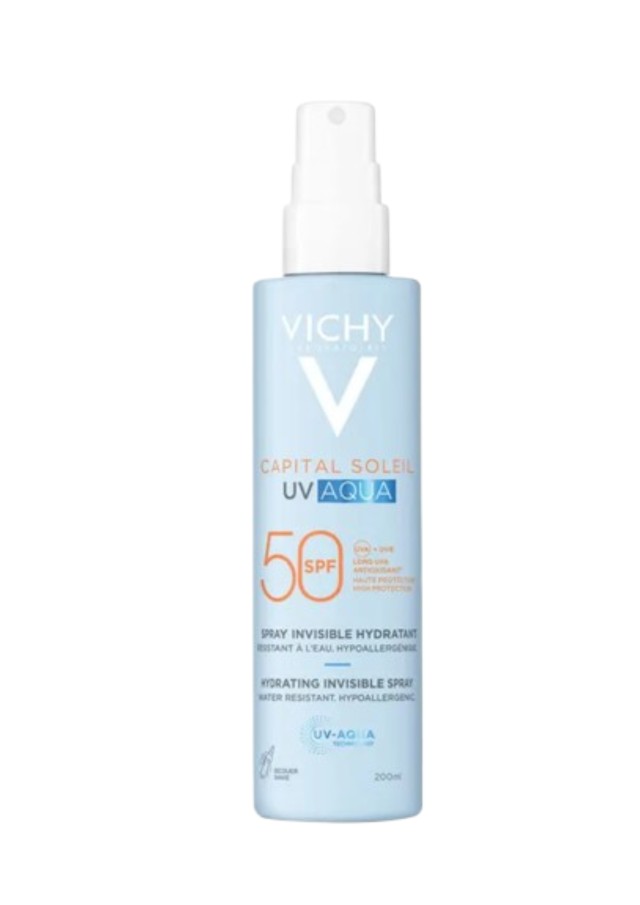Vichy Capital Soleil UV Aqua Sunscreen Spray SPF50, 200ml