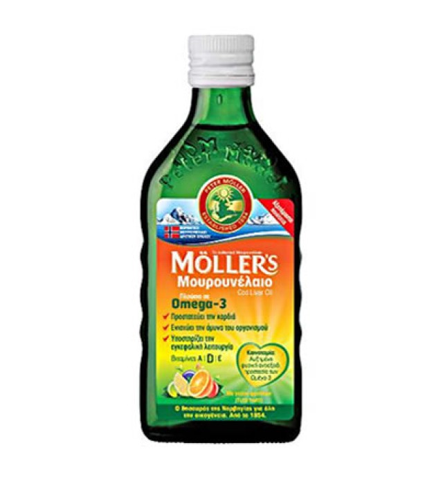 Mollers Μουρουνέλαιο με Γεύση Φρούτων 250ml