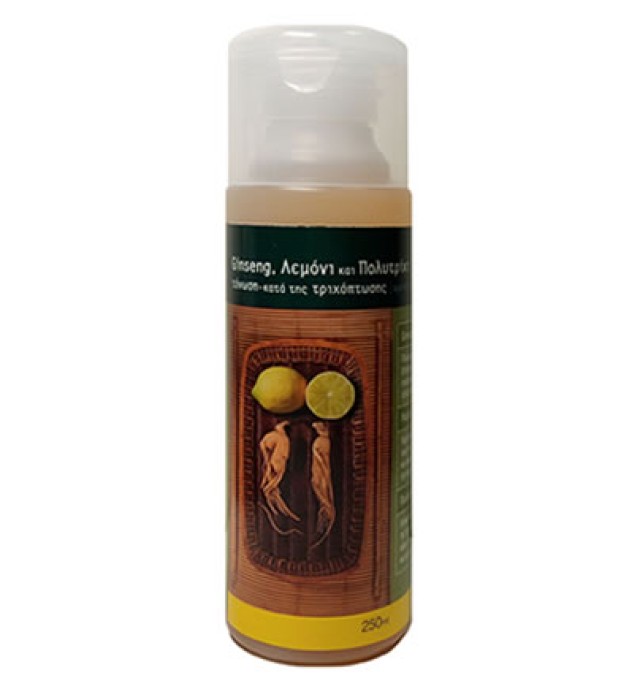 Inoplus Σαμπουάν με Ginseng, Λεμόνι & Πολυτρίχι 250ml