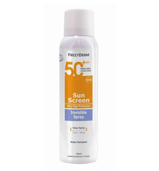 Frezyderm Sun Screen Invisible Spray SPF50+ 150ml + 50ml FREE