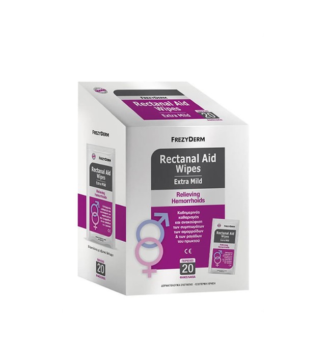 Frezyderm Rectanal Aid Wipes Extra Mild 20τμχ.