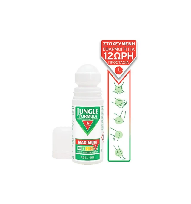 Jungle Formula Maximum Roll-On με IRF 4, 50ml