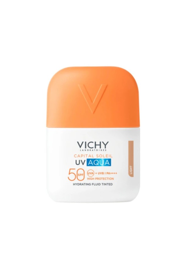 Vichy Capital Soleil Uv Aqua, Ενυδατικό Αντηλιακό με Ανάλαφρη Υφή & Χρώμα SPF50, 50ml