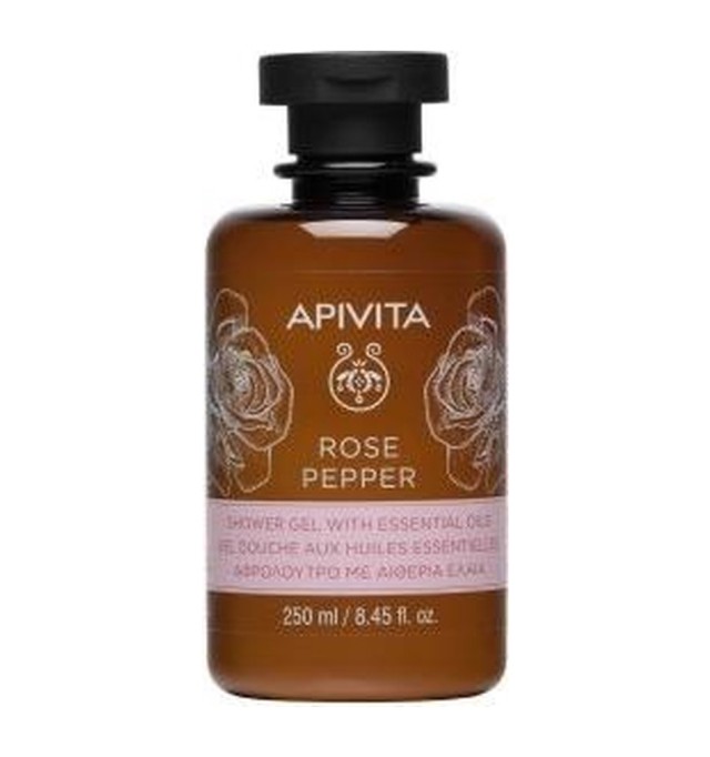 Apivita Rose Pepper Shower Gel 250ml