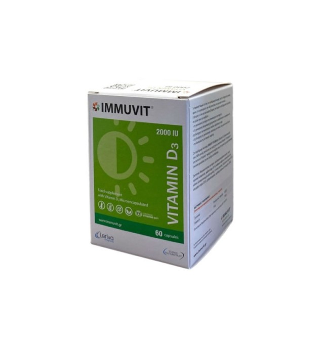 Leriva Immuvit Vitamin D3 2000IU x 60 Caps