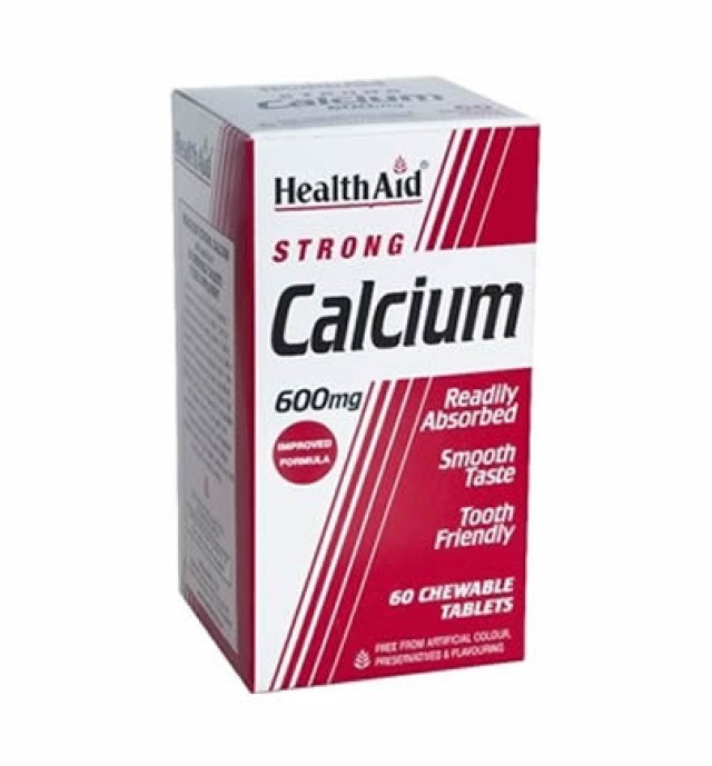 Health Aid Calcium 600mg Chewable 60tabs