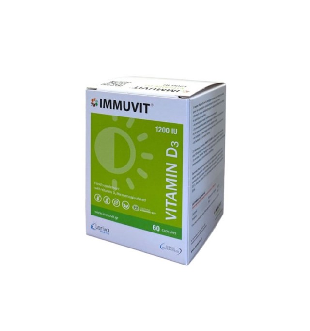 Leriva Immuvit Vitamin D3 1200IU x 60 Caps