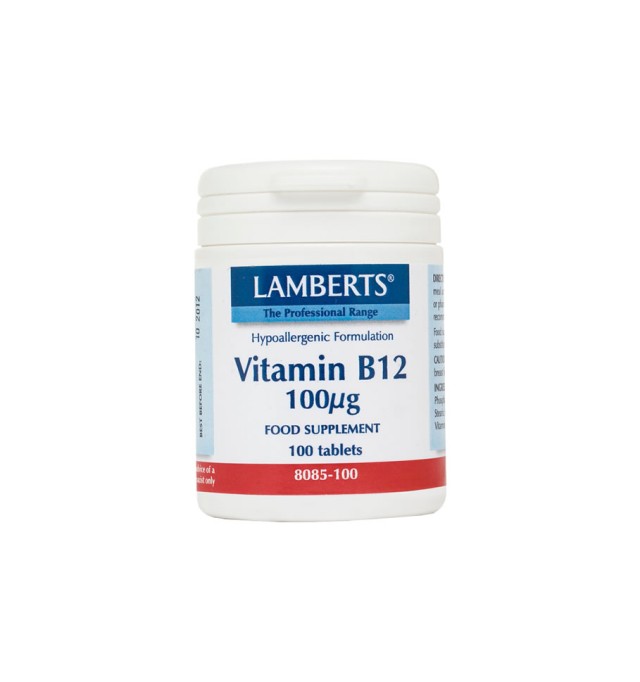 Lamberts VITAMIN B12 100μg 100tabs