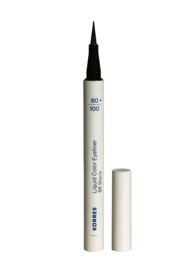 Korres Liquid Color Eyeliner Μαύρο, 1ml