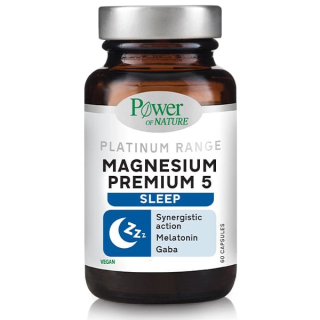 Power Health Magnesium Premium 5 Sleep Συμπλήρωμα με Μαγνήσιο 60 Κάψουλες