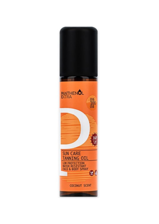 Panthenol Extra Sun Care Tanning Oil SPF 10 Αντηλιακό Λάδι Μαυρίσματος Προσώπου & Σώματος, 150ml
