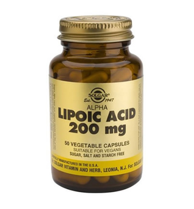 Solgar Alpha Lipoic Acid 200mg veg.caps 50s