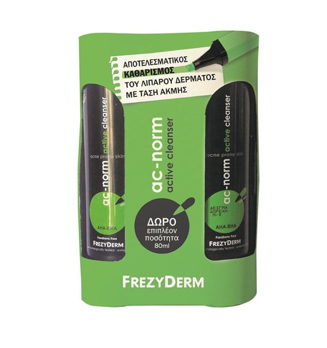 Frezyderm Ac-Norm Active Cleanser 200ml + 80ml επιπλέον ποσότητα