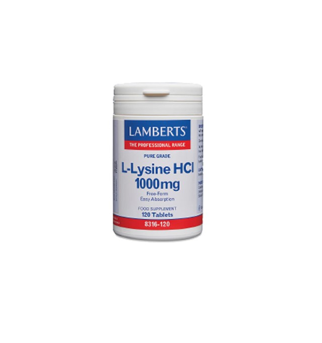 Lamberts L-Lysine 1000mg 120tabs