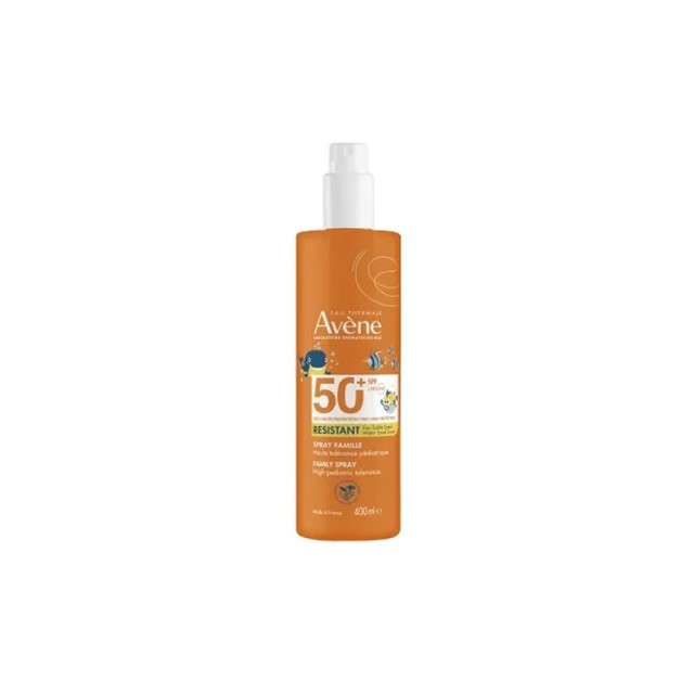 Eau Thermale Avene EnFant Family Size Spray SPF 50+, Αντηλιακό Γαλάκτωμα Σπρέι SPF50+ για Όλη την Οικογένεια από 2 Eτών – 400ml