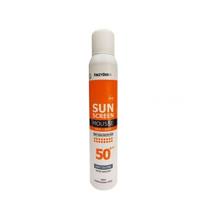 Frezyderm Sunscreen Face & Body Mousse Spf50+  200ml
