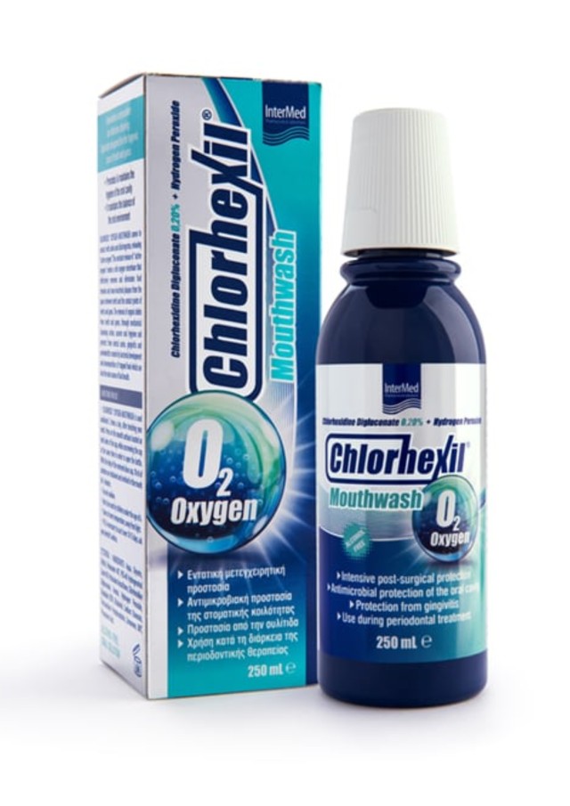 Intermed Chlorhexil Oxygen Mouthwash Στοματικό Διάλυμα, 250ml