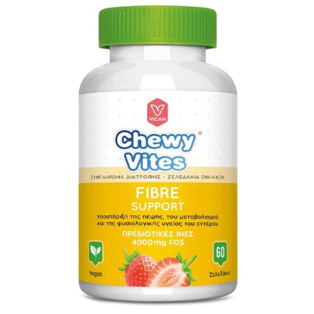 Chewy Vites Adults Fibre Support, 60gummies
