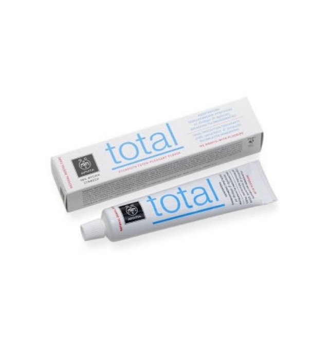 Apivita Natural Dental Care TOTAL Οδοντόκρεμα με πρόπολη & δυόσμο 75ml