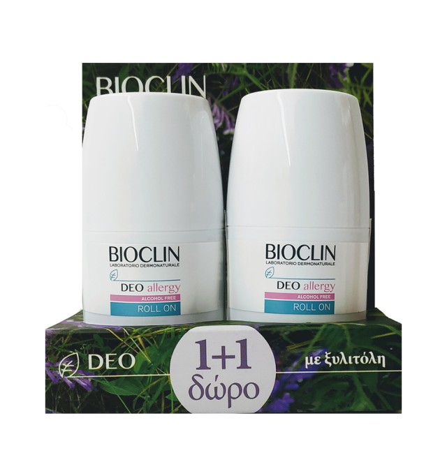 Bioclin Deo Allergy Roll-On 50ml 1+1