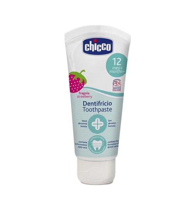 Chicco Οδοντόκρεμα με Γεύση Φράουλα 12m+ 50ml