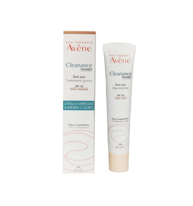 Avene Cleanance Women Κρέμα Ημέρας με Χρώμα SPF30, 40ml