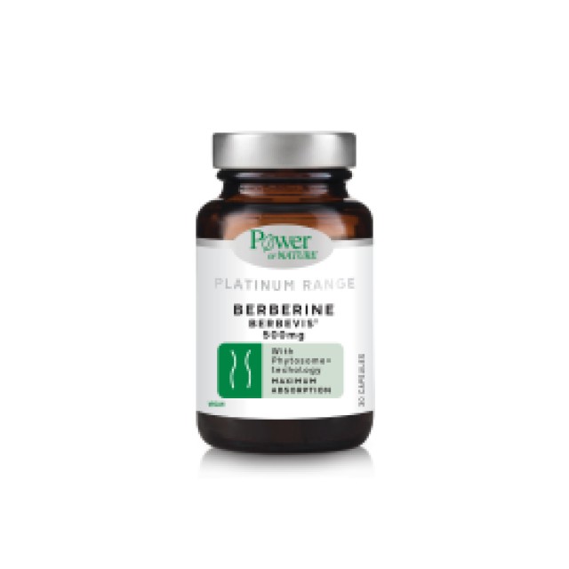 Power of Nature Platinum Range Berberine 500mg, 30caps