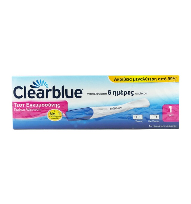 Clearblue Early Τεστ Εγκυμοσύνης Πρόωρης Ανίχνευσης 1τμχ