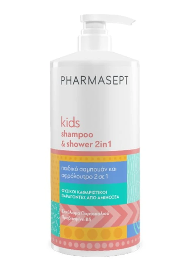 Pharmasept Kids Σαμπουάν & Αφρόλουτρο 2σε1, 1lt