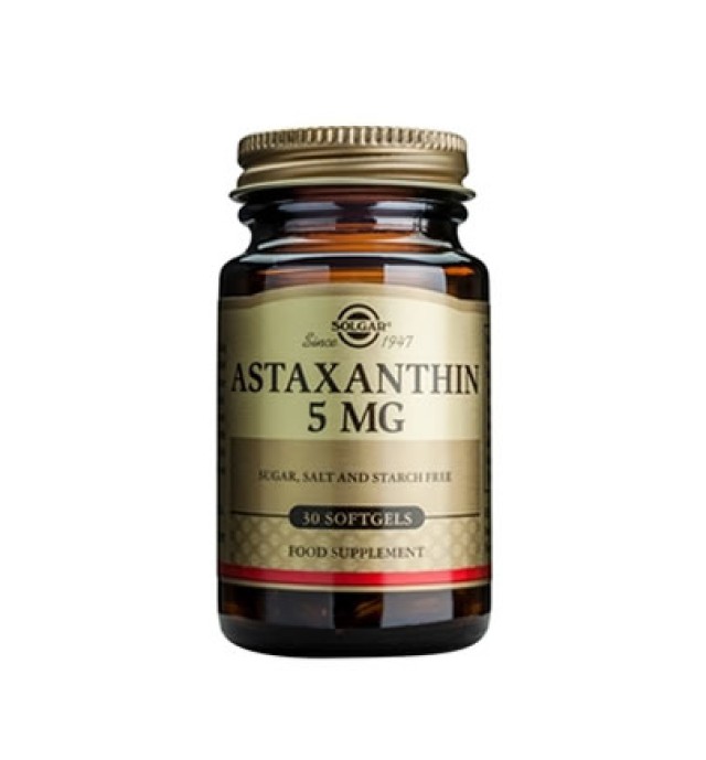 Solgar Astaxanthin 5mg Softgels 30s