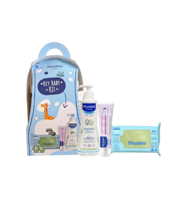 Mustela Promo Gentle Cleansing Gel 500ml, 123 Vitamin Barrier Cream 50ml & Eco Wipes 60τμχ