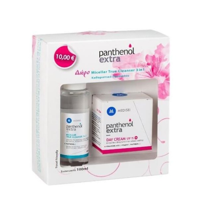 Panthenol Extra Day Cream SPF15 50ml & Micellar True Cleanser 3in1 100ml