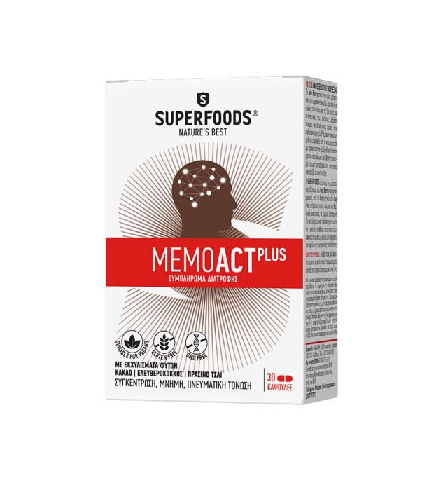 Superfoods Memoact Plus 30caps