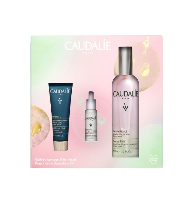 Caudalie Promo με Beauty Elixir, 100ml & Radiance Serum Complexion Correcting, 10ml & Instant Detox Mask Vinergetic C, 15ml