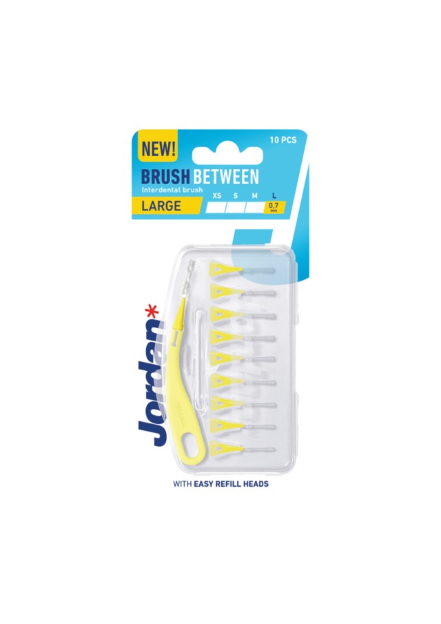 Jordan Large Brush Between Interdental Brush 0.7mm, 10 τεμάχια