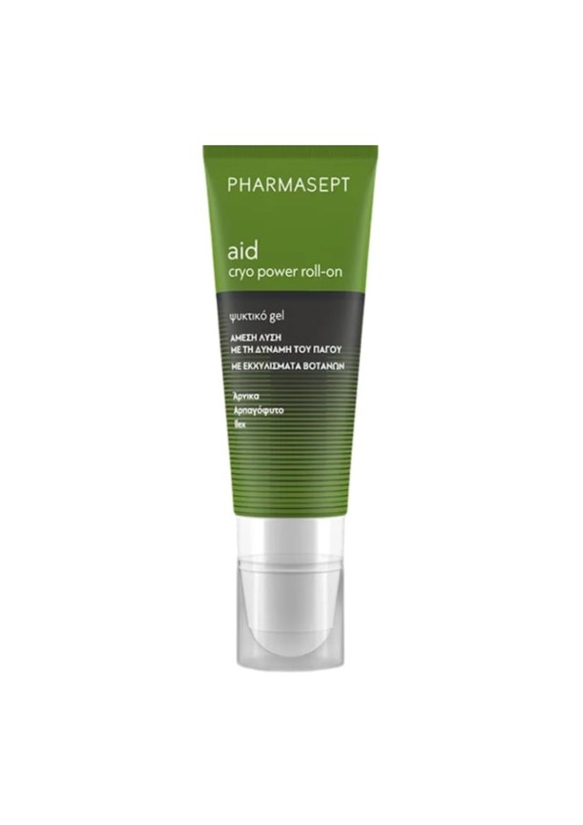 Pharmasept Aid Cryo Power Roll-on Ψυκτικό Gel με Εκχυλίσματα Βοτάνων, 100mlPharmasept