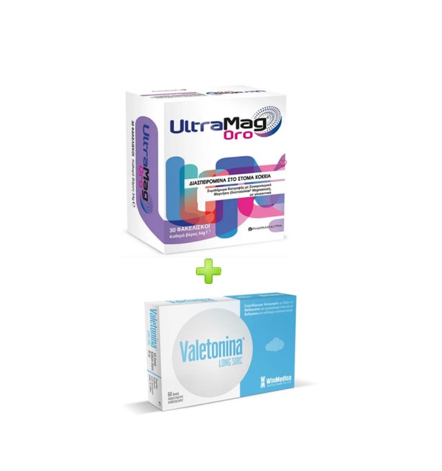 PharmaNutra UltraMag Oro 30sach + Valetonina Long Sirc 60tabs