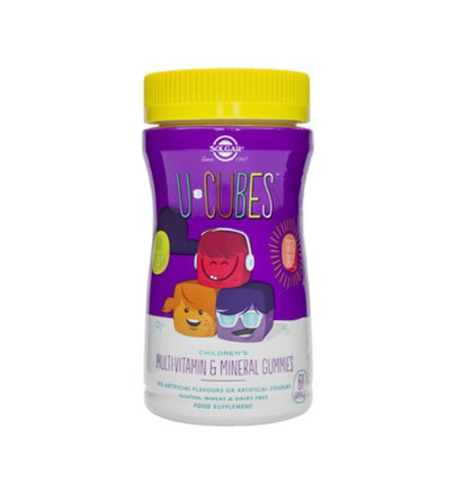 Solgar U-Cubes Childrens Multi-Vitamin & Mineral Gummies 60s