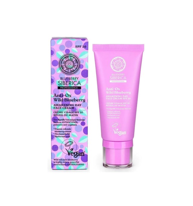 Natura Siberica Anti-Ox Wild Blueberry Awakening Day Face Cream SPF20, 50ml