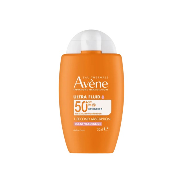 Avene Eau Thermale Ultra Fluid Eclat/Radiance Αντιηλιακό Προσώπου SPF50+, 50ml