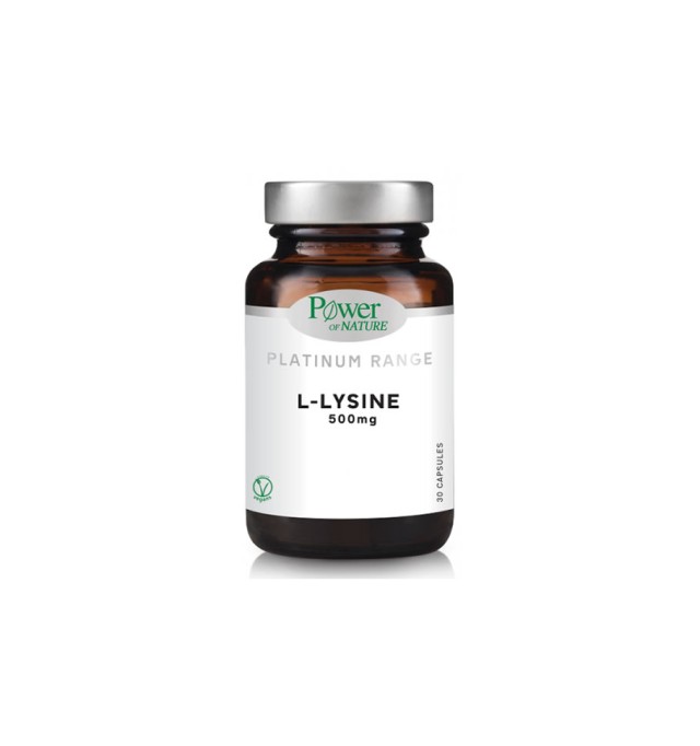 Power Of Nature Platinum Range L-Lysine 500mg 30caps