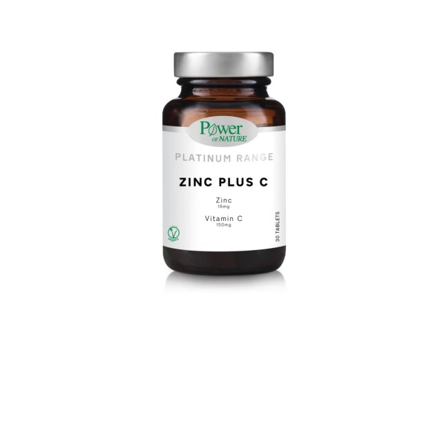 Power Health Platinum Zinc Plus CZn 16mg Vitamin C 150mg 30s
