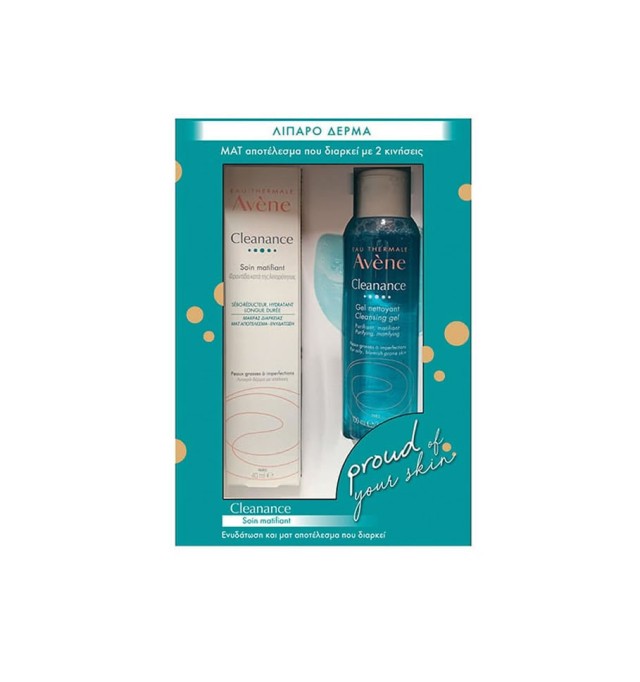 Avene Cleanance Soin Matifiant 40ml & Δώρο Cleanance Gel Καθαρισμού 100ml